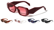 Rhinestone Geometric Butterfly Sunglasses – image 2