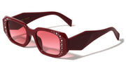 Rhinestone Geometric Butterfly Sunglasses – image 3
