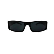 Wraparound Black Biker Shades – image 2
