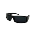 Wraparound Black Biker Shades