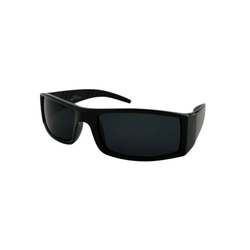 Wraparound Black Biker Shades