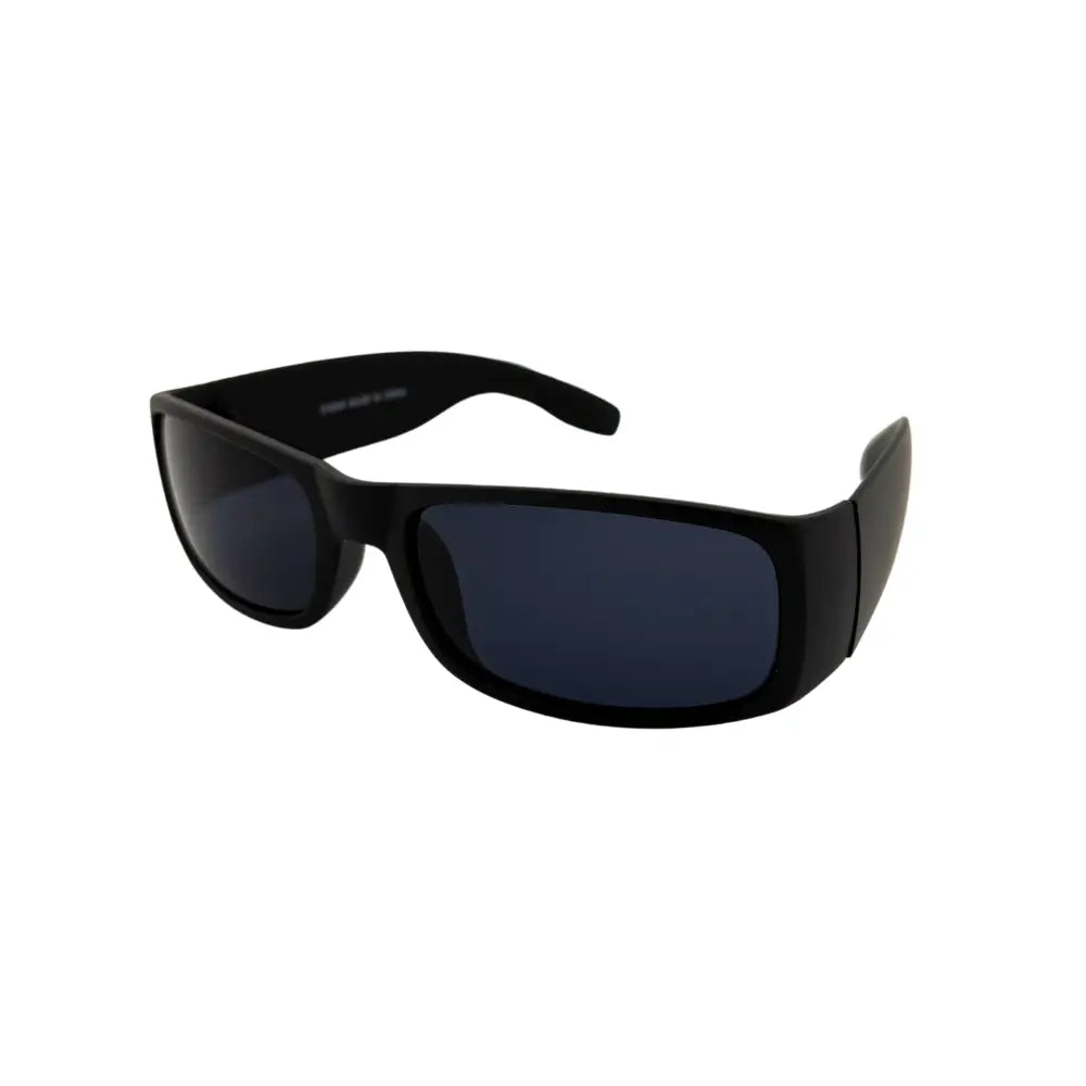 Wide Arm Rectangle Black Shades