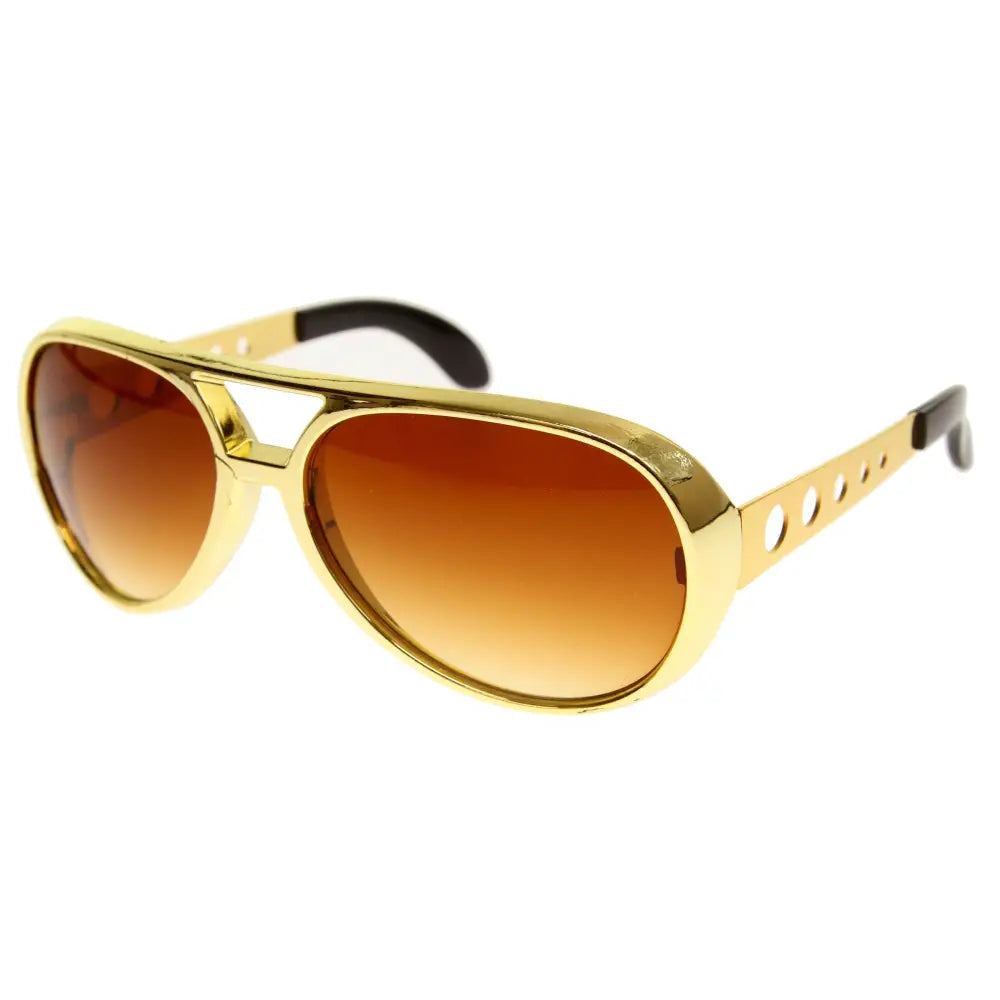 Retro Metal Aviators W/ Cutout Arms