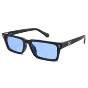 Chunky Rectangle Sunglasses W/ Metal Rivets – image 3