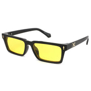 Chunky Rectangle Sunglasses W/ Metal Rivets – image 4