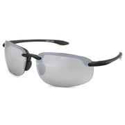 Rimless Sport Wrap Sunglasses W/ Mirror Lens – image 6