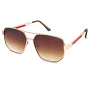 Hexagon Double Bridge Aviators – image 3