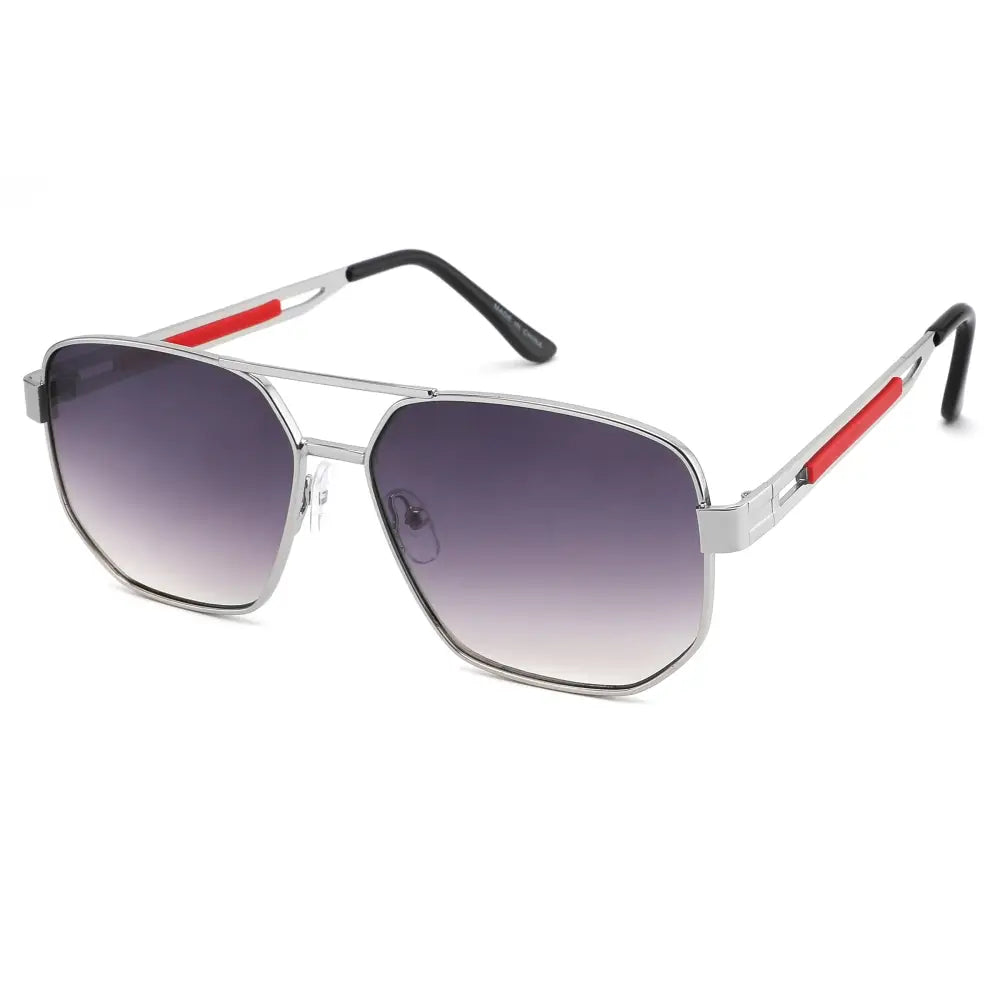 Hexagon Double Bridge Aviators