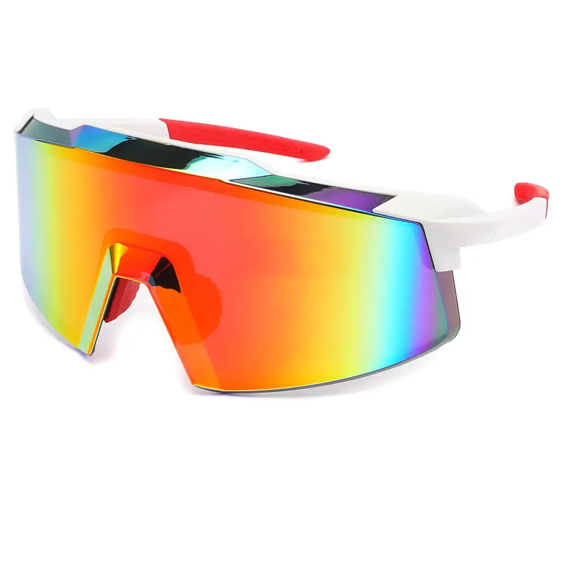Oversized Shield Sport Sunglasses