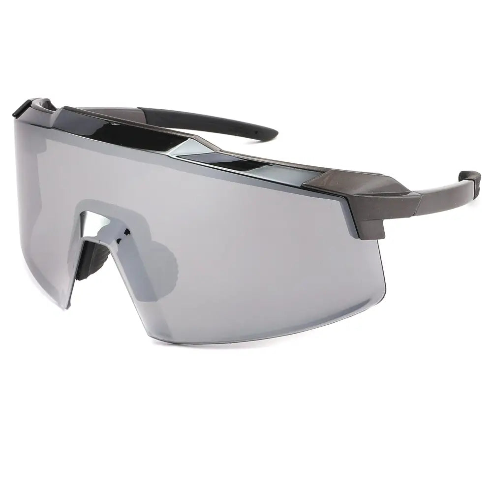 Oversized Shield Sport Sunglasses