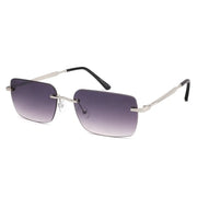 Rimless Thin Rectangle Sunglasses – image 5