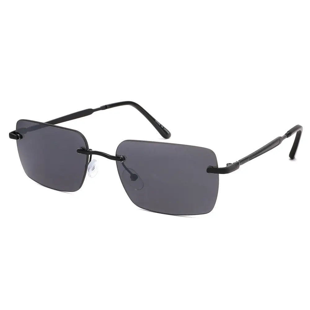 Rimless Thin Rectangle Sunglasses
