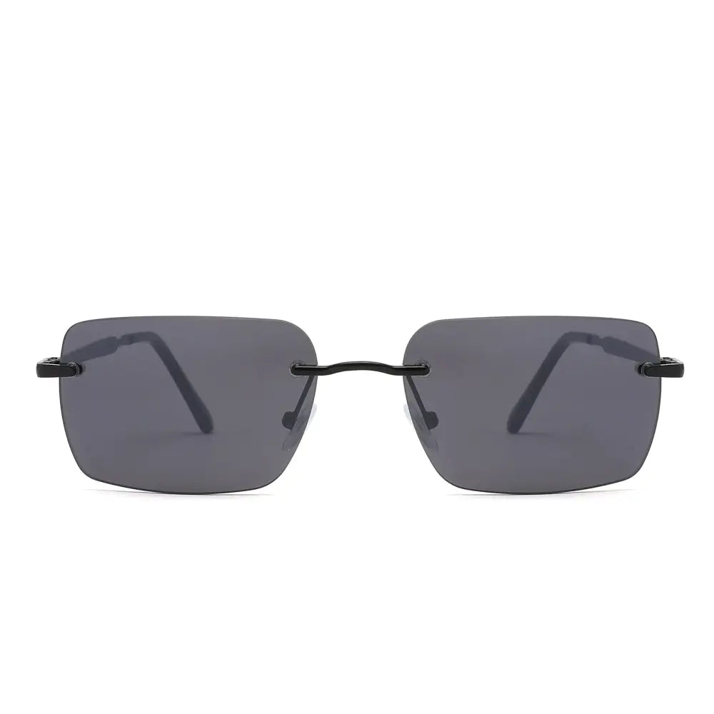 Rimless Thin Rectangle Sunglasses