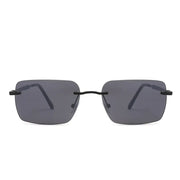 Rimless Thin Rectangle Sunglasses – image 3