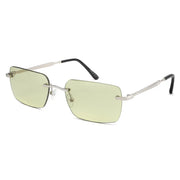 Rimless Thin Rectangle Sunglasses – image 7