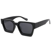 Chunky Square Sunglasses W/ Color Lens – image 4