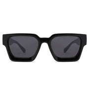 Chunky Square Sunglasses W/ Color Lens – image 3