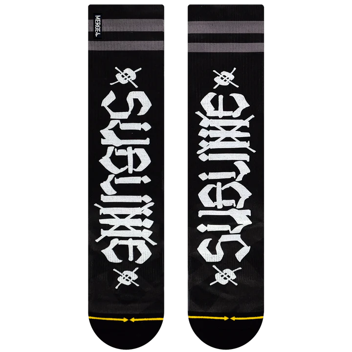 SUBLIME CHAZ BLACK TALL SOCK LRG