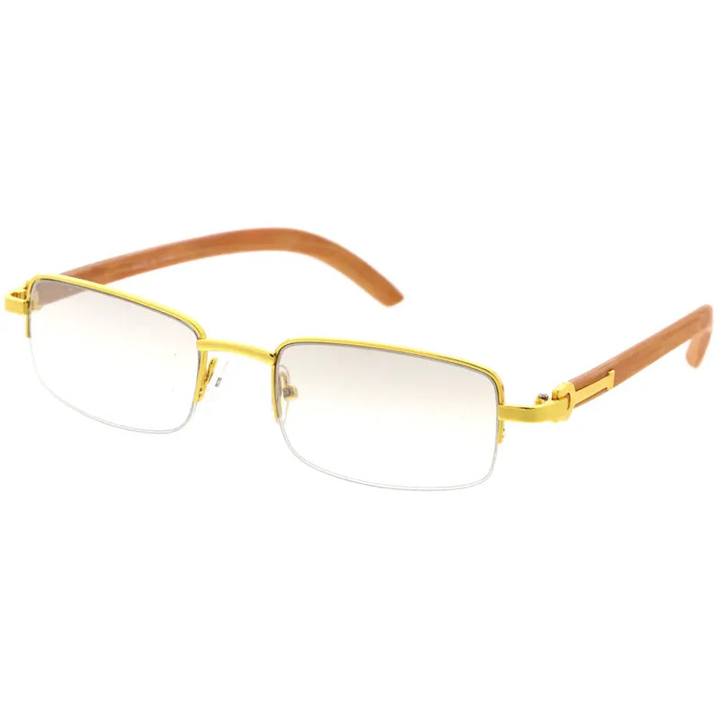 Half-Rim Executive Rectangle Sunglasses – second view
