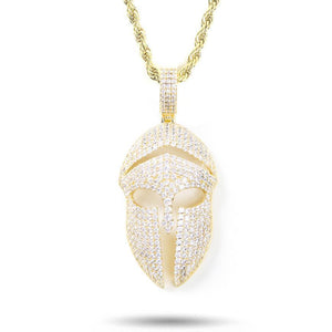 DIAMOND TROJAN NECKLACE-The Gold Gods