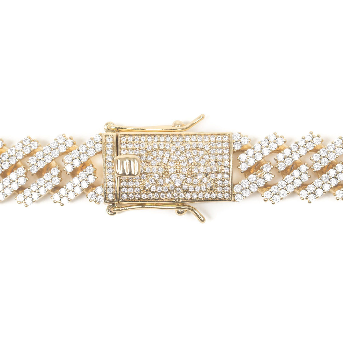 15MM STRAIGHT EDGE DIAMOND CUBAN LINK CHAIN-The Gold Gods