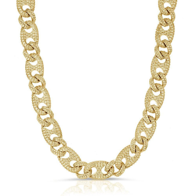 DIAMOND GUCCI CUBAN LINK CHAIN-The Gold Gods
