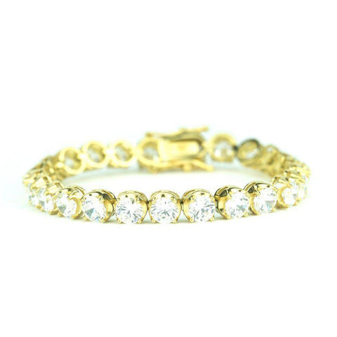 6MM Diamond Buttercup Tennis Bracelet in Gold