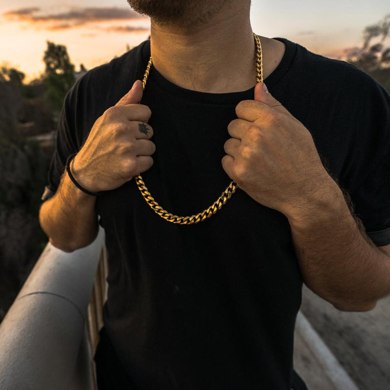 Flat Edge Cuban Link Chain - The Gold Gods