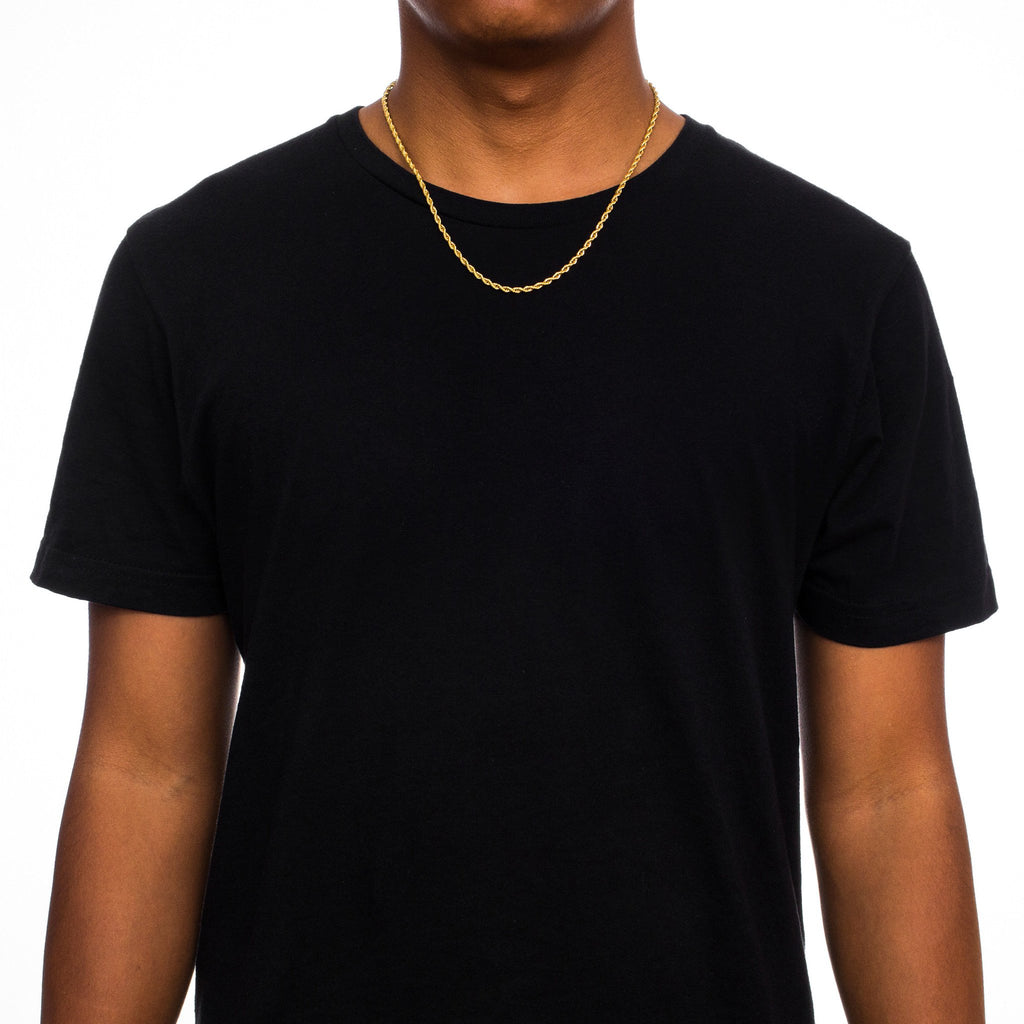 2.5 MM Rope Chain - The Gold Gods – CALIFORNIA ACCESSORIES