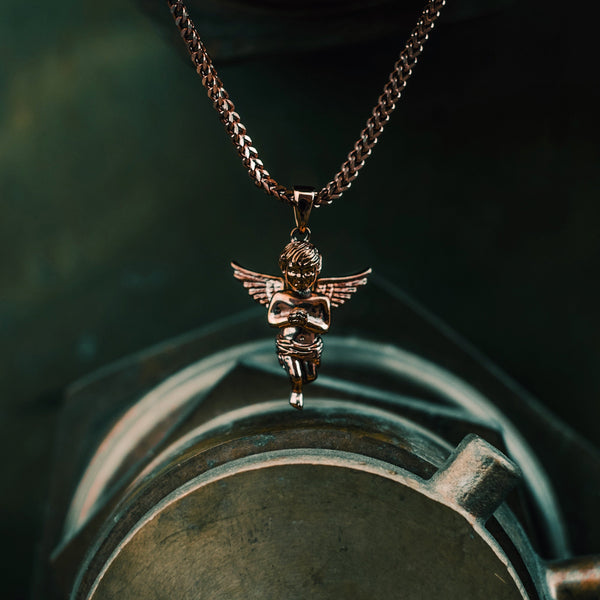 Micro Angel Rose Gold Piece - The Gold Gods