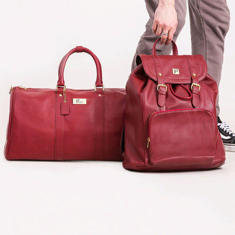 Hudson Bag Set (Red & Gold)