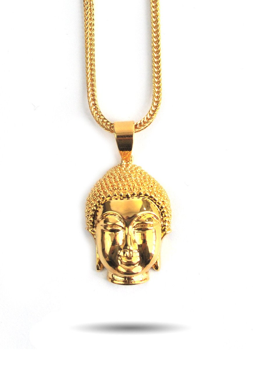 Micro Buddha Head Piece - The Gold Gods