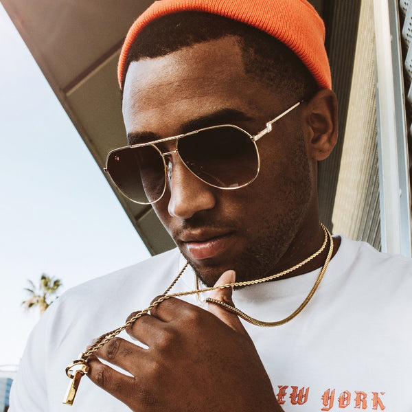 The Escobar Sunglasses - The Gold Gods