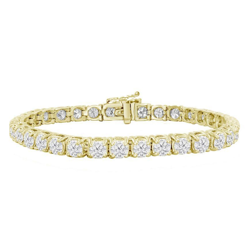 6MM Diamond Tennis Bracelet in Gold - The Gold Gods