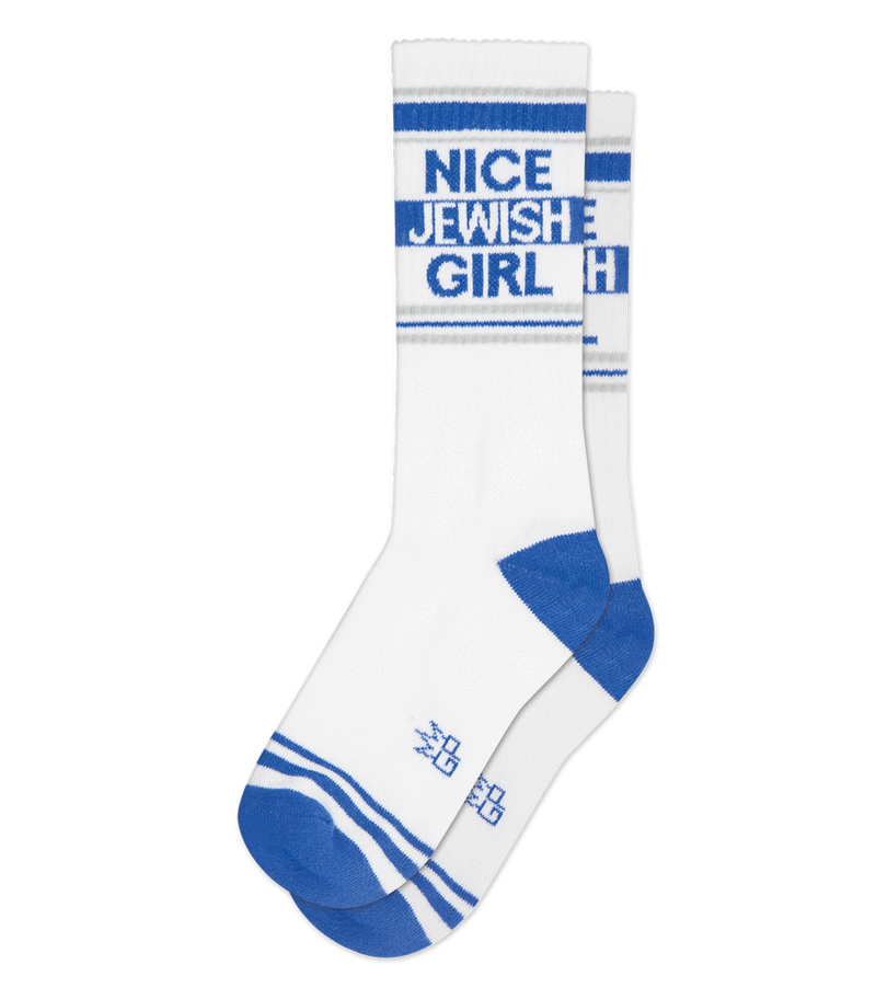 Nice Jewish Girl gym socks by Gumball Poodle