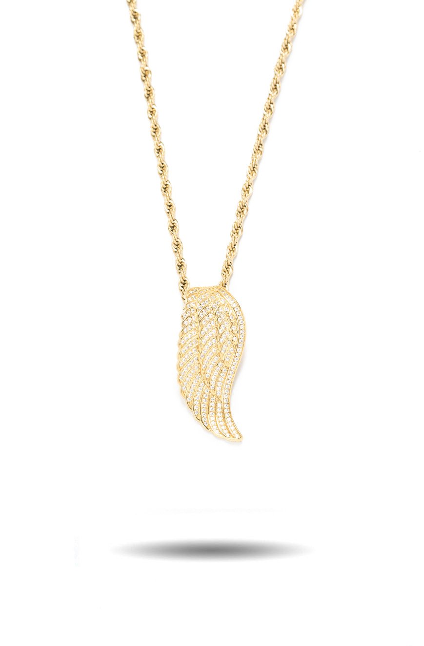 Angel Wing Necklace - The Gold Goddess