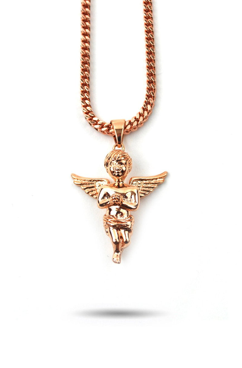 Micro Angel Rose Gold Piece - The Gold Gods