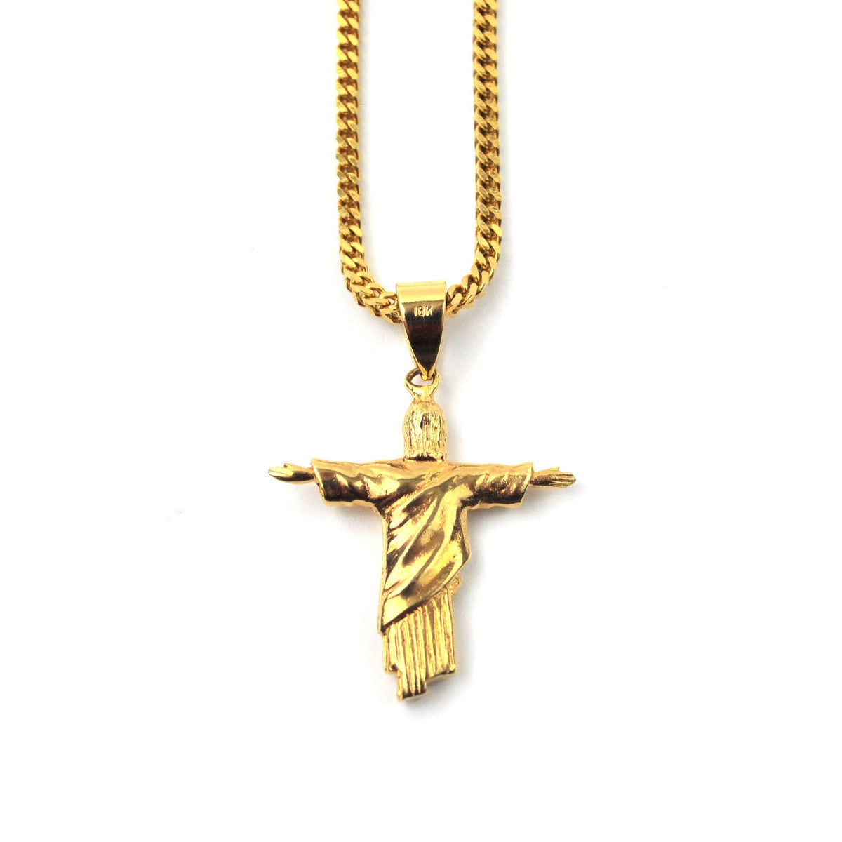 Christ The Redeemer Piece Necklace - The Gold Gods
