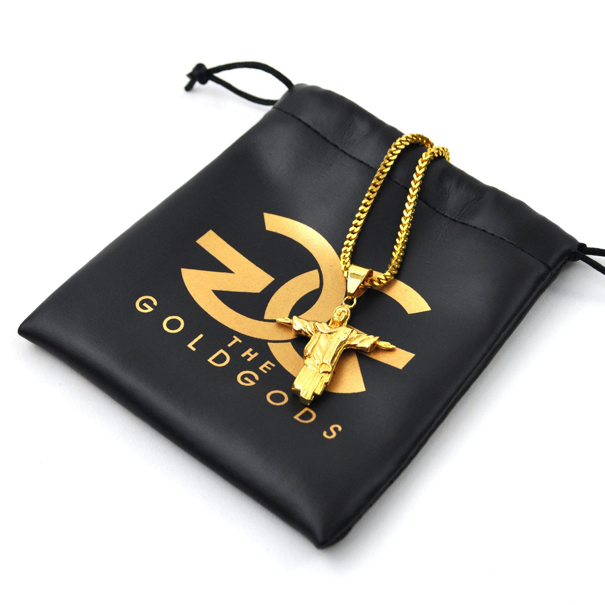 Christ The Redeemer Piece Necklace - The Gold Gods