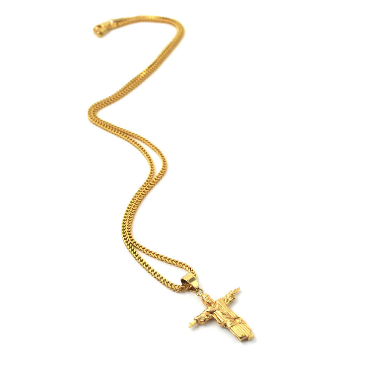 Christ The Redeemer Piece Necklace - The Gold Gods