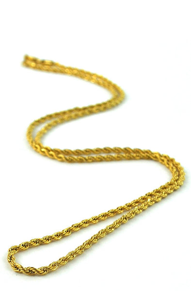 2.5 MM Rope Chain - The Gold Gods