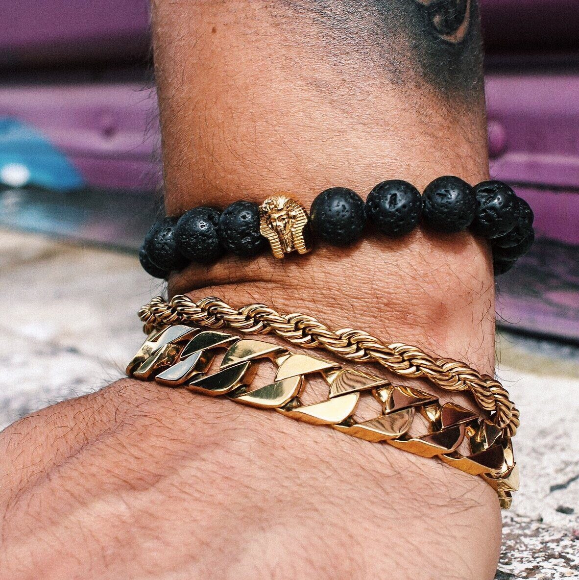 Z Link Cuban Bracelet - The Gold Gods